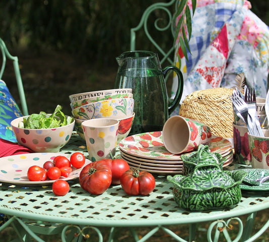 Kitchentins - Rice husk picnicware display