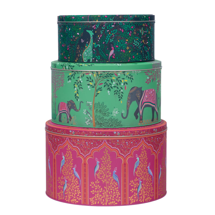 India Set of 3 Kitchen Cake tins by Sara Miller - Kitchentins.com