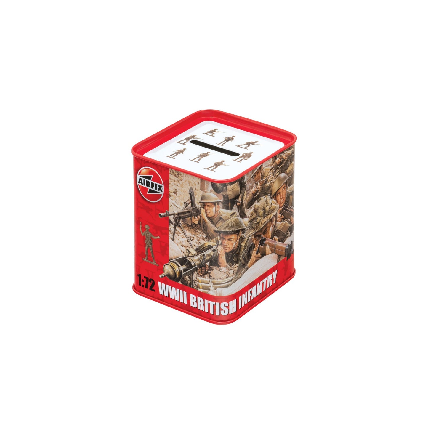 kitchentins - Airfix square tin Money box - elitetins