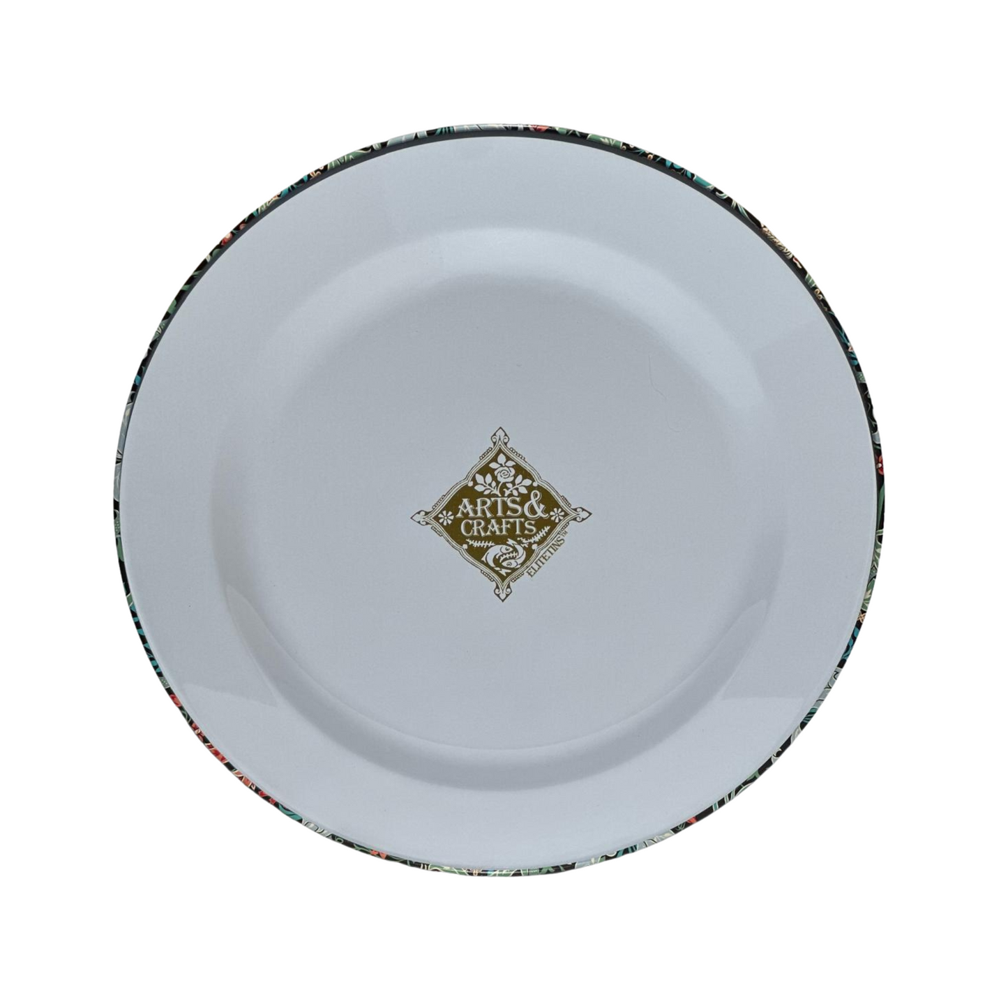 Kitchentins - Arts & Crafts Lily Decorative Tin Plate Back