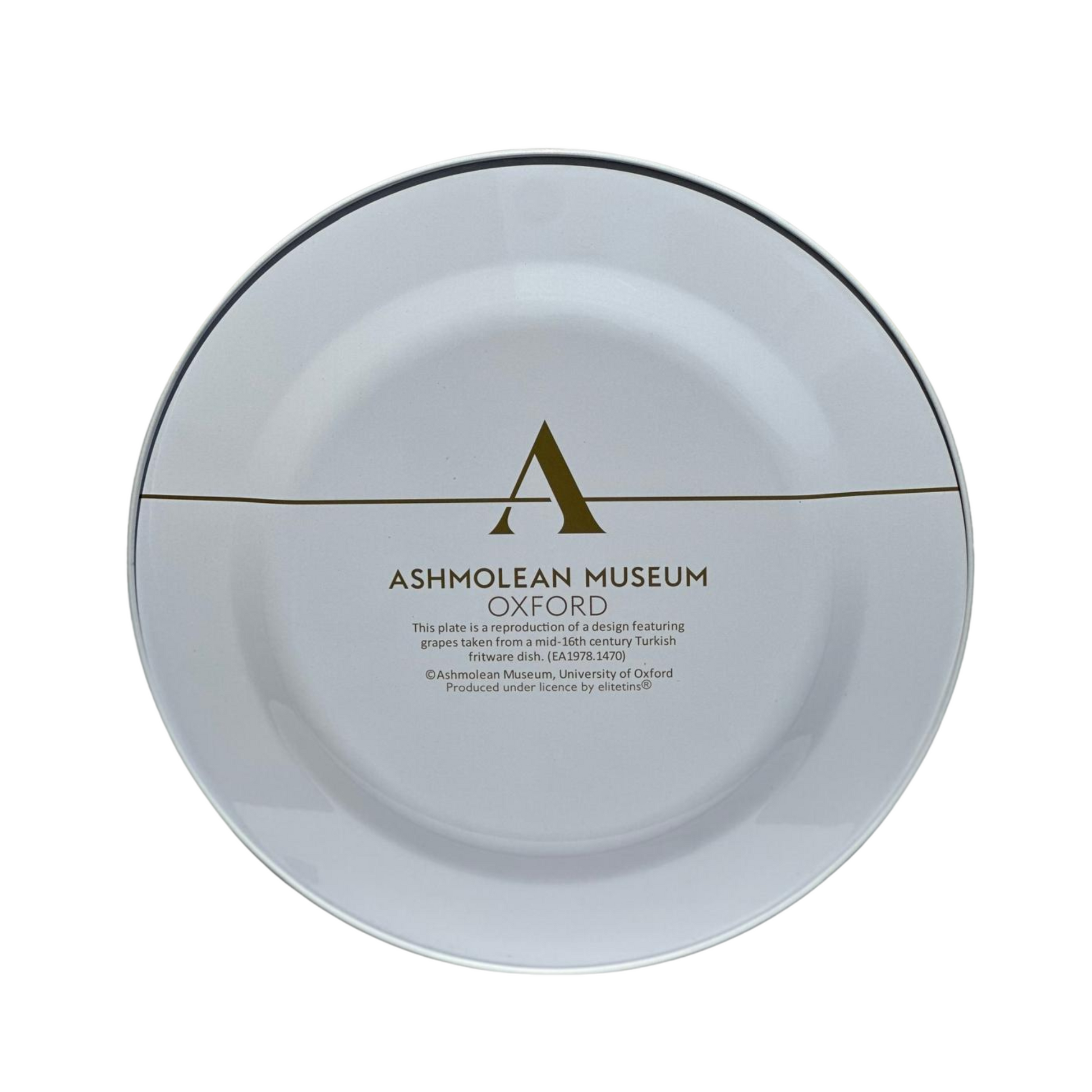 Decorative Tin Plate- Blue Grapes - Kitchentins.com