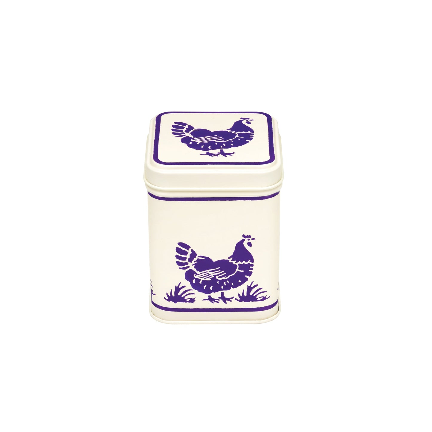 Kitchentins - Emma Bridgewater - Blue Hens Square Tin