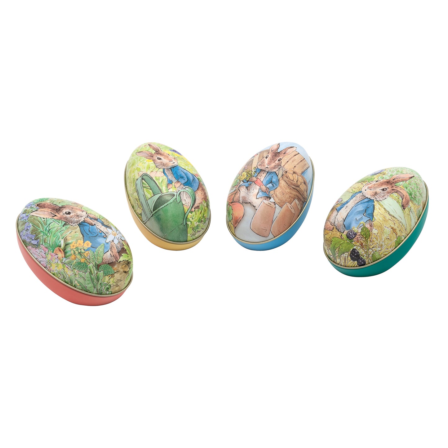 Peter Rabbit - Set of 4 Medium Egg Tins - Kitchentins.com
