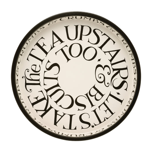 Emma Bridgewater - Black Toast Deep Well Tin Tray - Kitchentins.com