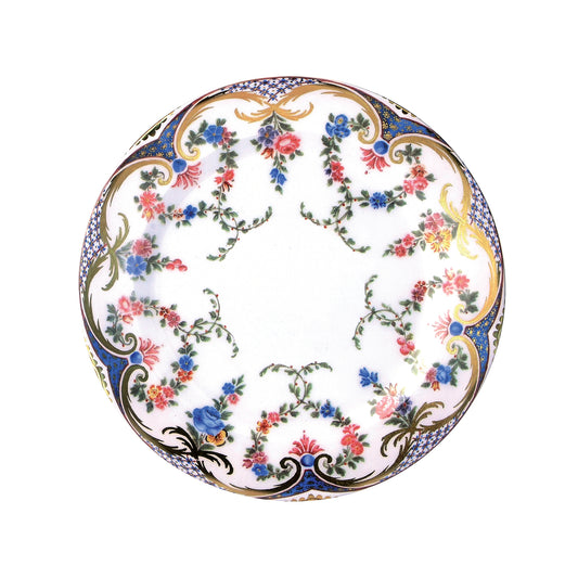 Decorative Tin Plate- Rose Garlands - Kitchentins.com