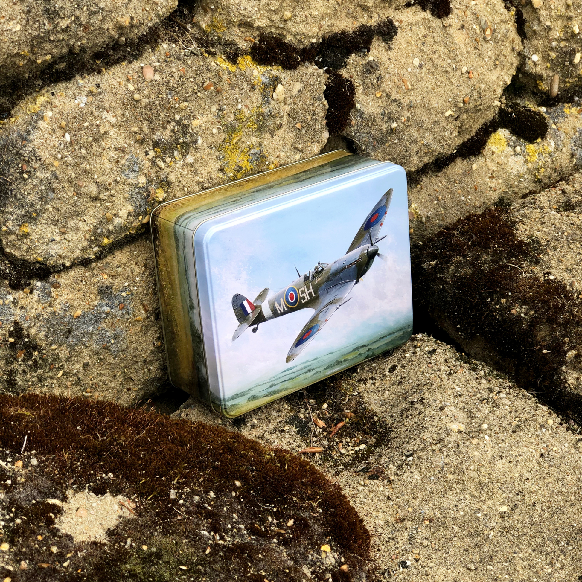 Derek Blois - Spitfire Deep Rectangular Tin - Kitchentins.com