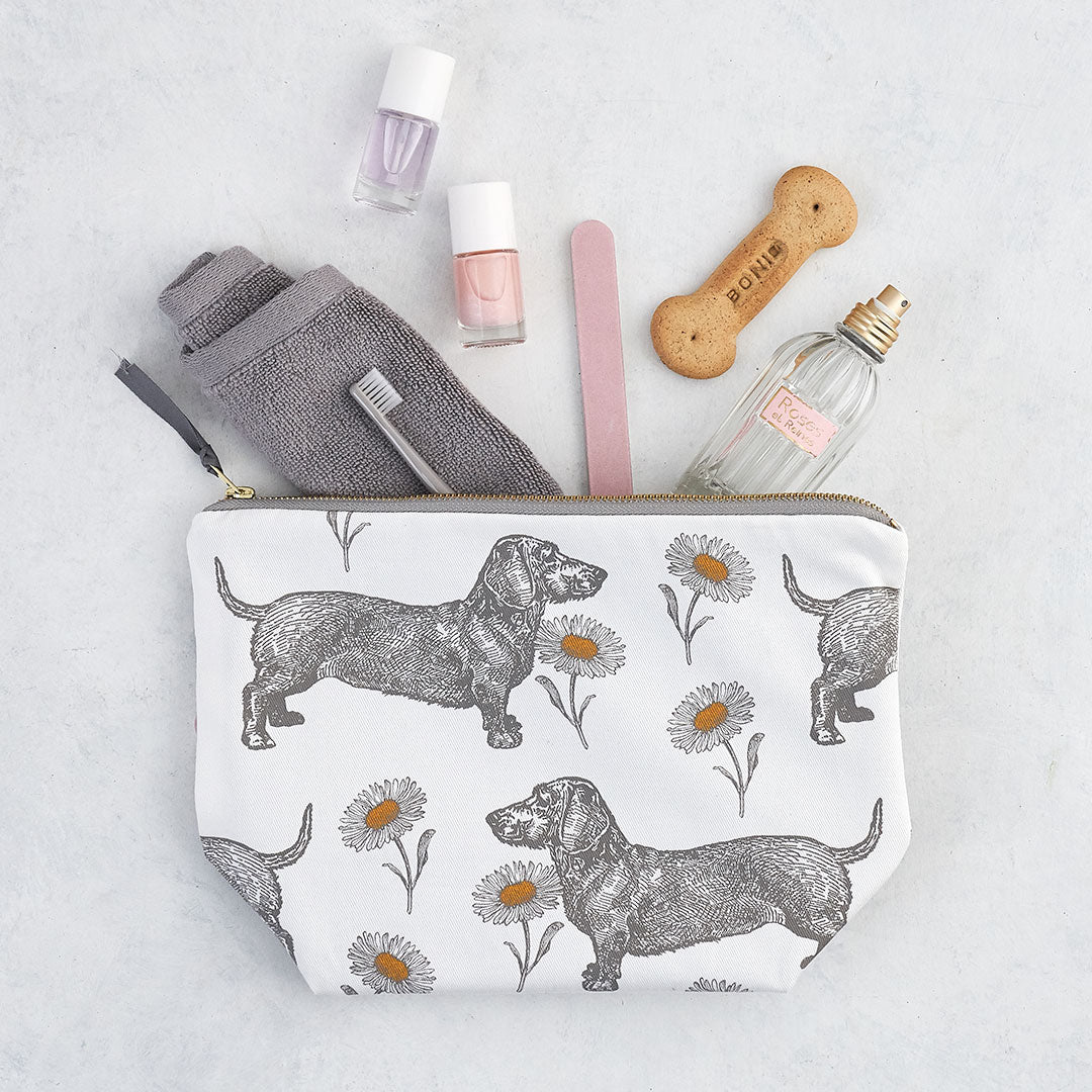 Thornback & Peel - Dog & Daisy Large Cosmetic Bag - Kitchentins.com