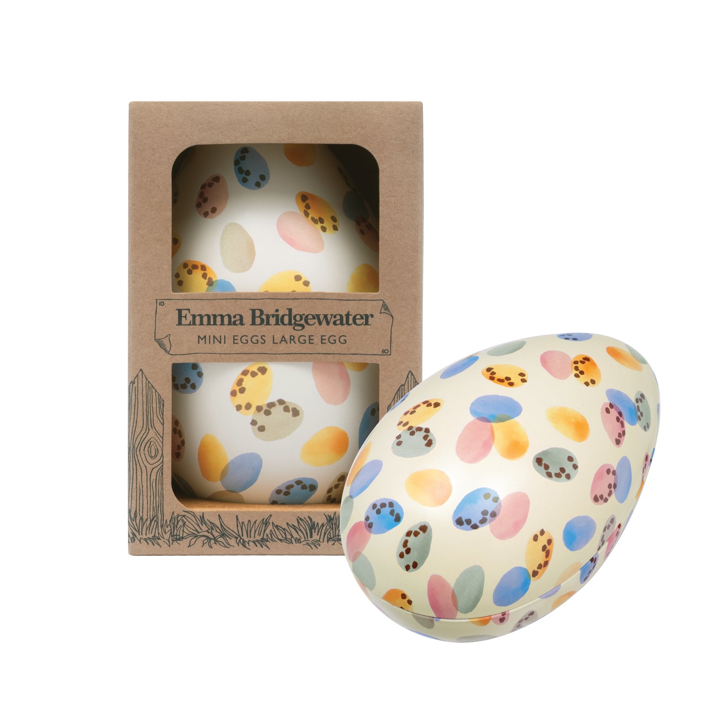 Emma Bridgewater - Mini Eggs Large Tin Egg - Kitchentins.com