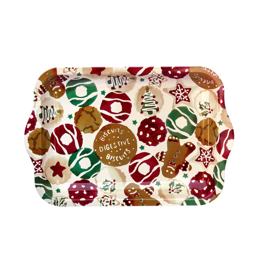 Emma Bridgewater - Christmas Biscuits Small Tin Tray - Kitchentins.com