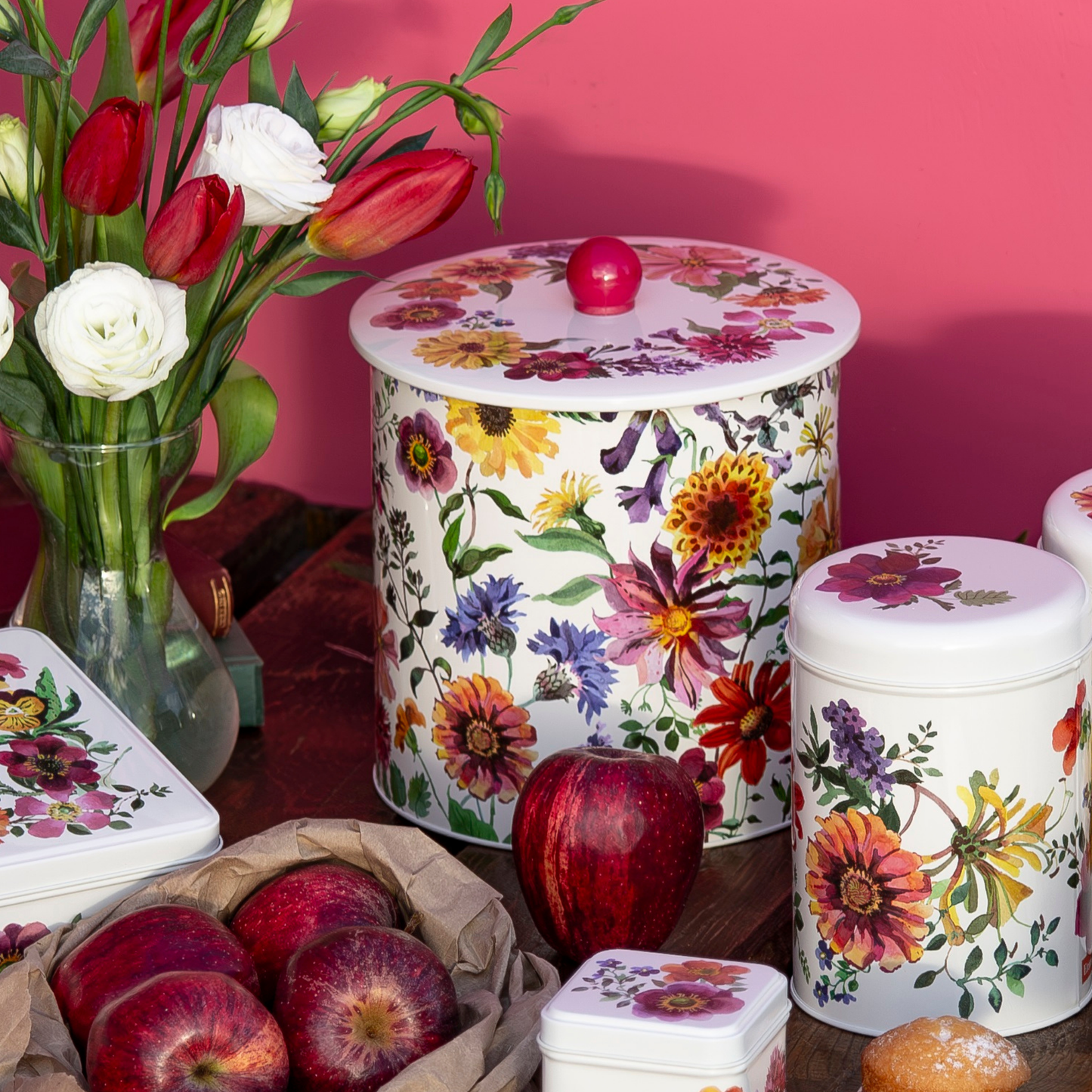 Kitchentins - Emma Bridgewater Garden Flowers design Biscuit Barrel