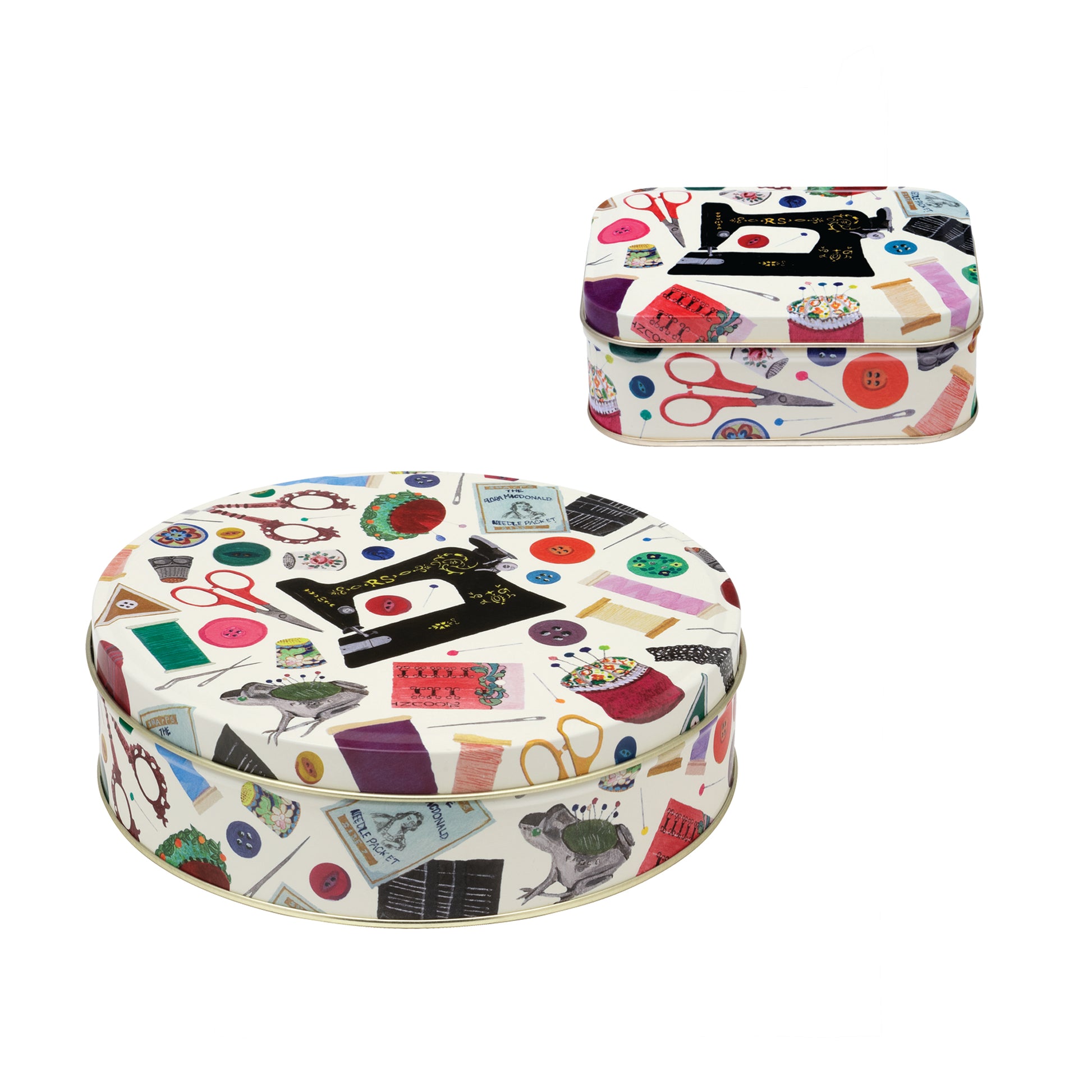 Needles & Thread - 2 Tin Set - Kitchentins.com