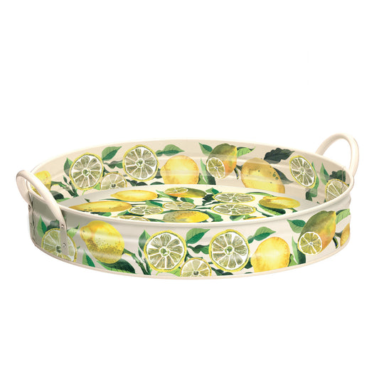 Emma Bridgewater - Lemons Large Handled Tray - Kitchentins.com