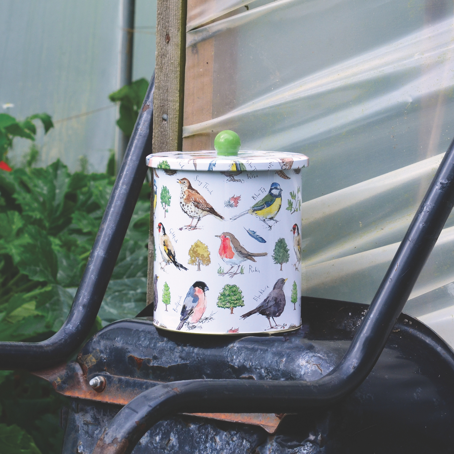 Kitchentins - Madeleine Floyd Birdsong Design Biscuit Barrel