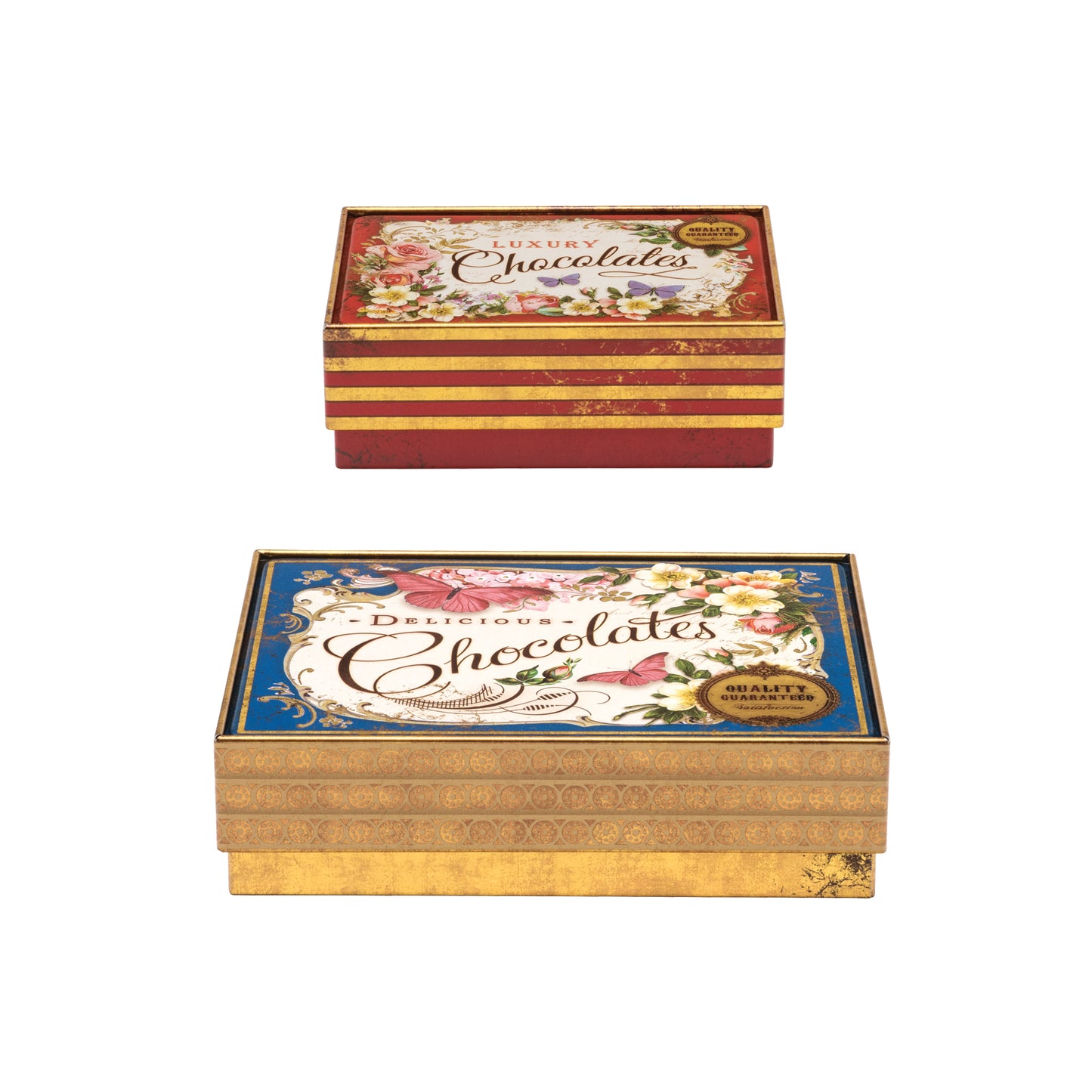 Nostalgia - Vintage Chocolates Set of 2 Tins - Kitchentins.com