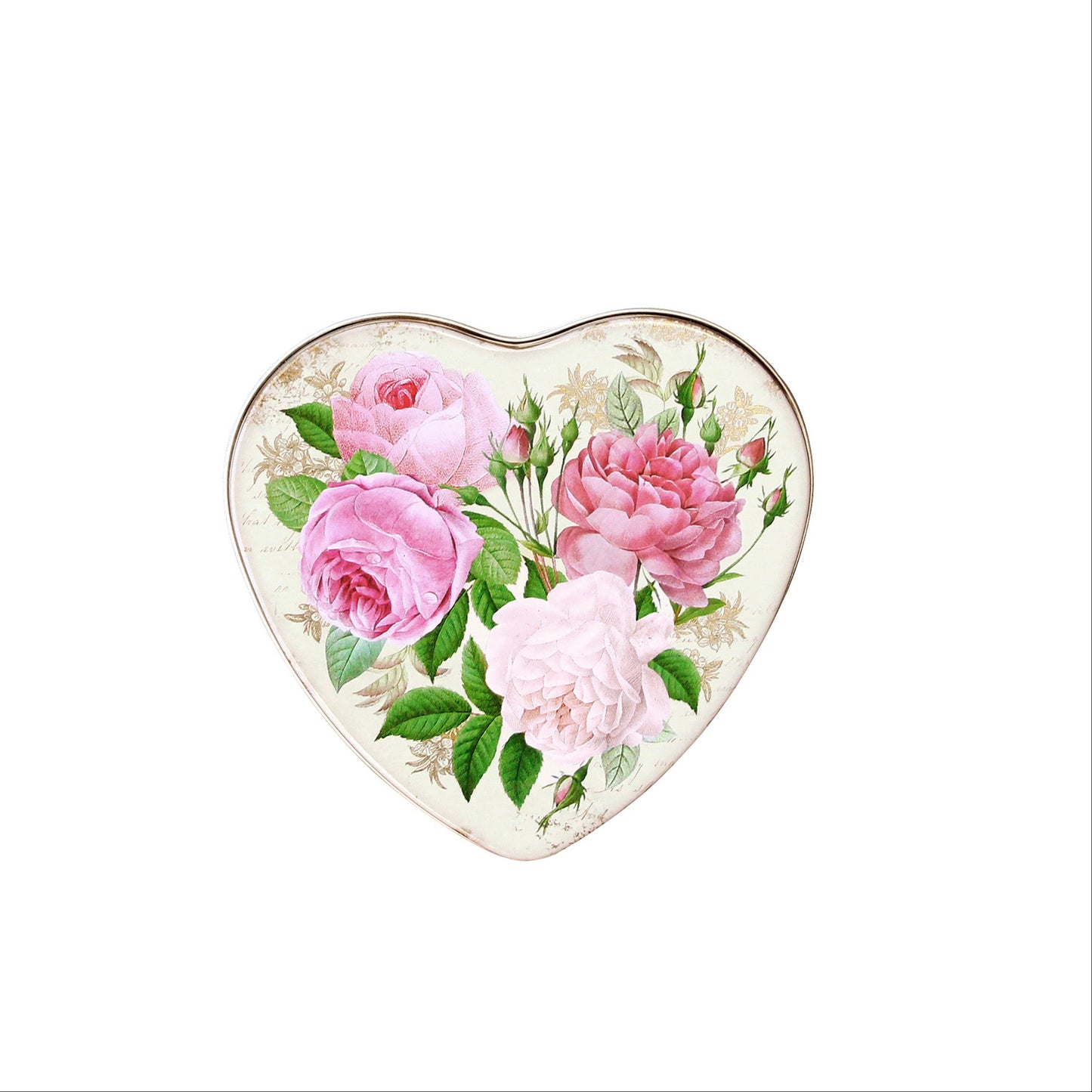 Kitchentins - Vintage Roses Small Heart Tin - elitetins