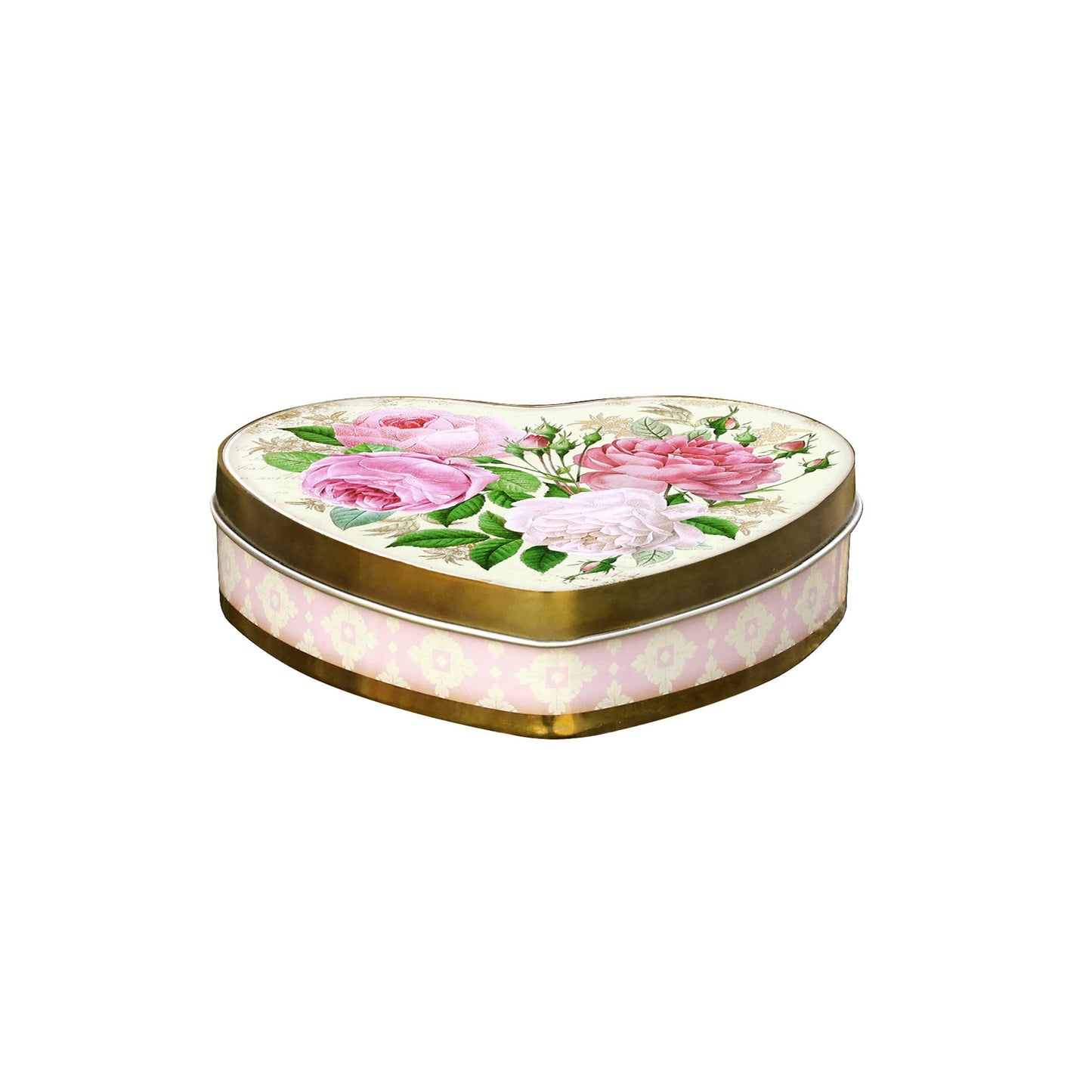 Kitchentins - Vintage Roses Small Heart Tin - elitetins