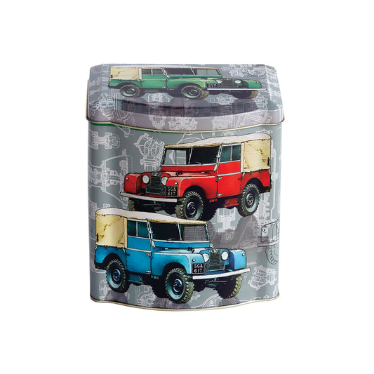 Off Road - Bow Fronted Caddy Tin - Kitchentins.com