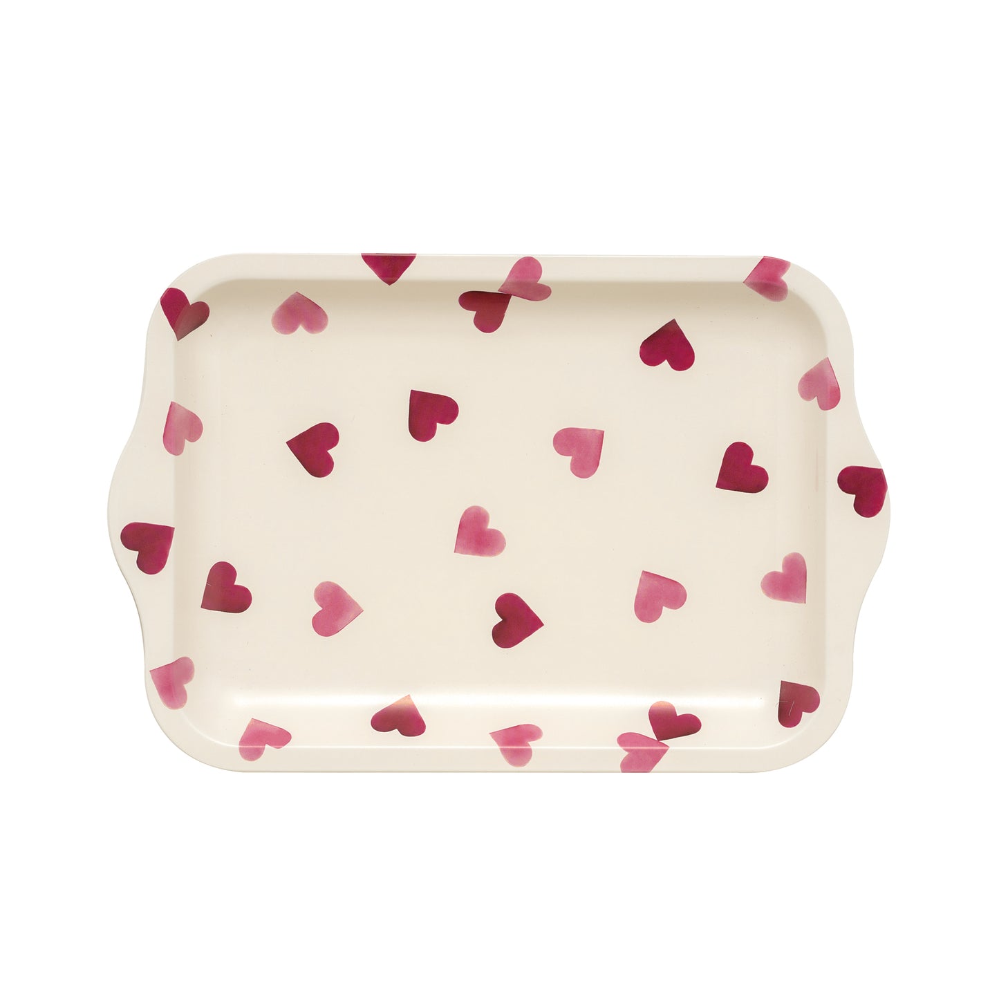 Emma Bridgewater - Pink Hearts Small Tin Tray - Kitchentins.com