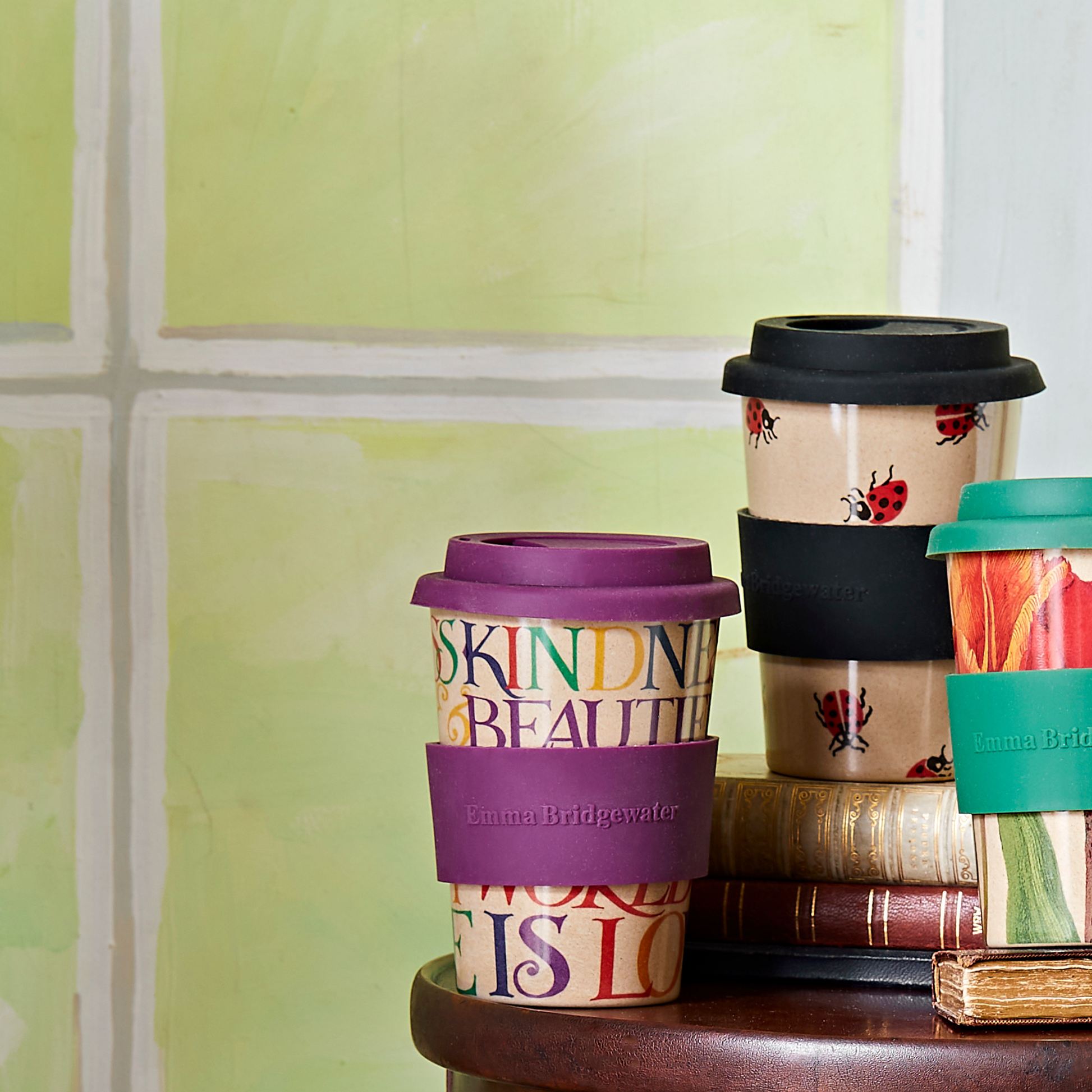 Emma Bridgewater - Rainbow Toast Rice Husk Travel Cup - Kitchentins.com