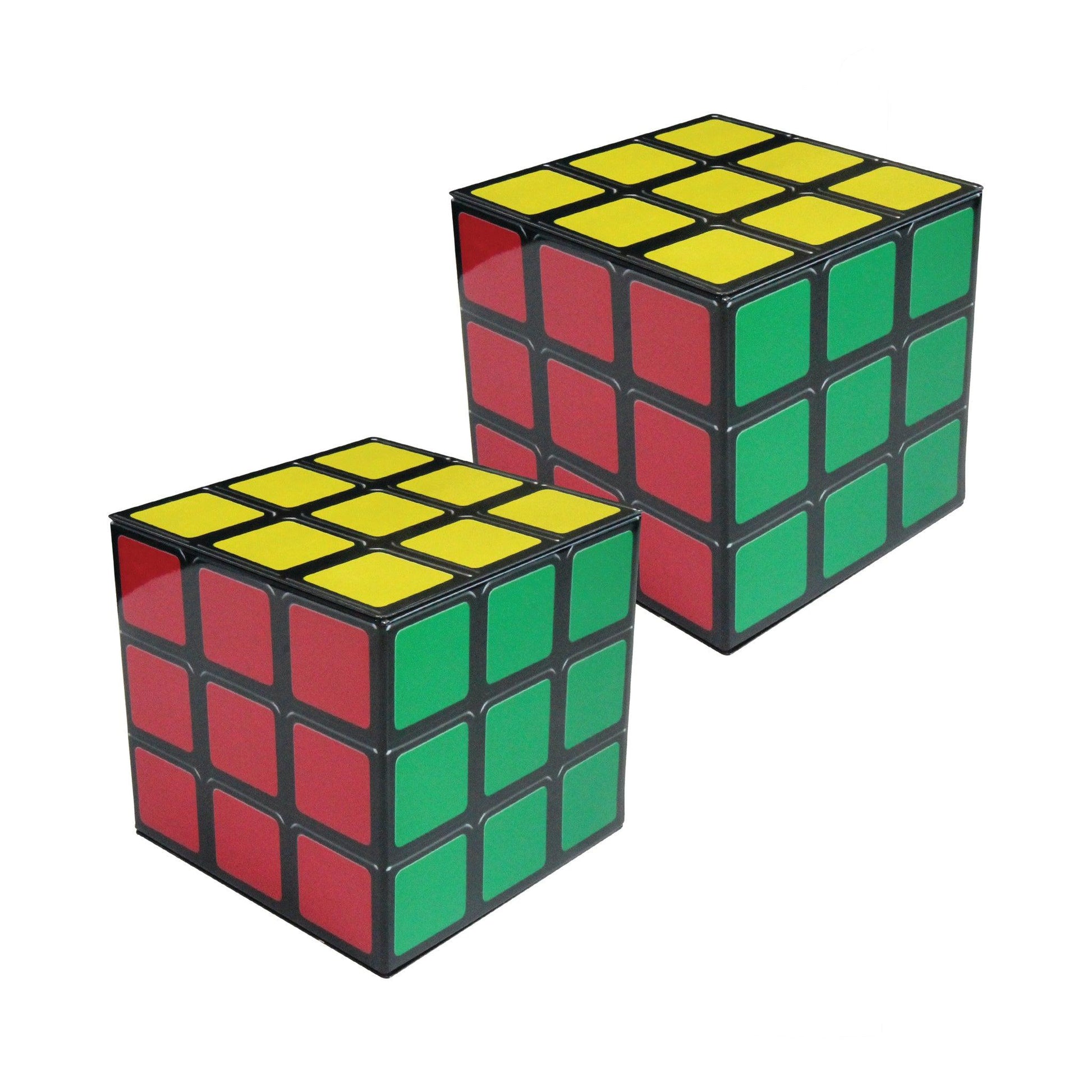 Rubik's Cube Novelty Tin- Set of 2 - Kitchentins.com