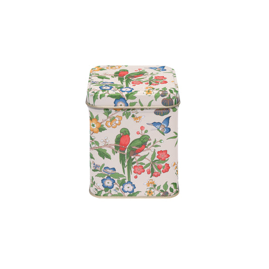 Sanderson - Chinoiserie Hall Small Square Tin - Kitchentins.com