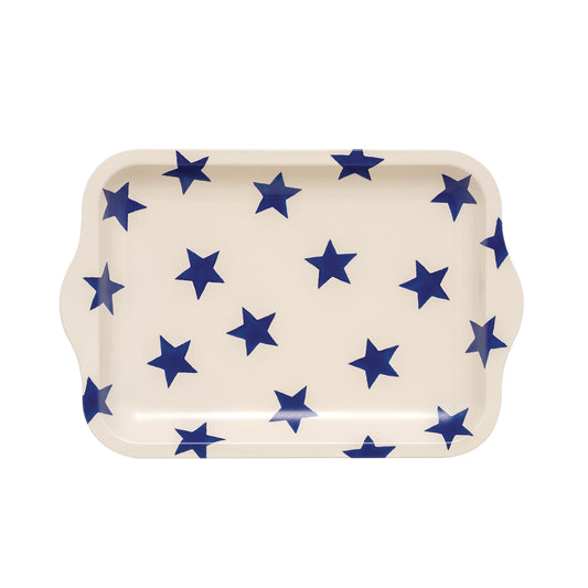 Emma Bridgewater - Blue Stars Small Tin Tray - Kitchentins.com