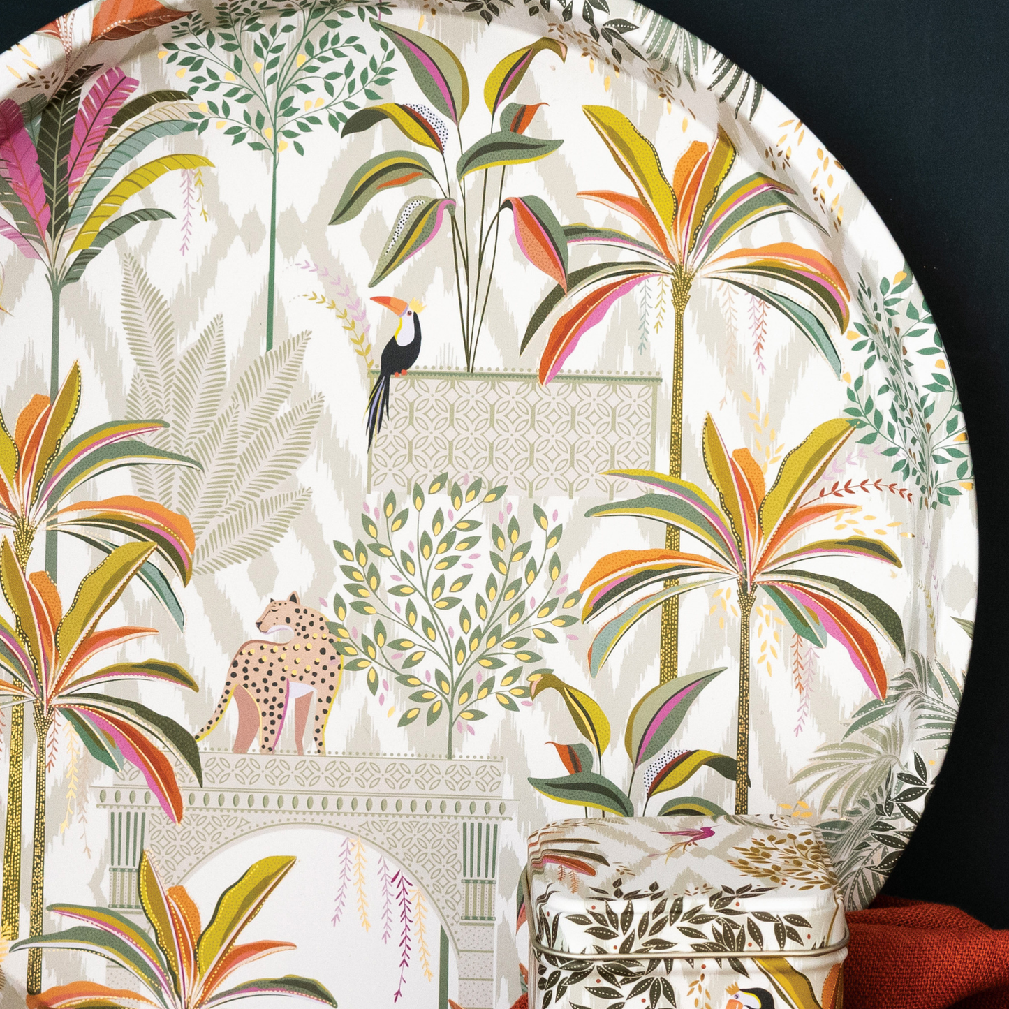 Kitchentins - Sara Miller Palm Garden Deepwell Tray