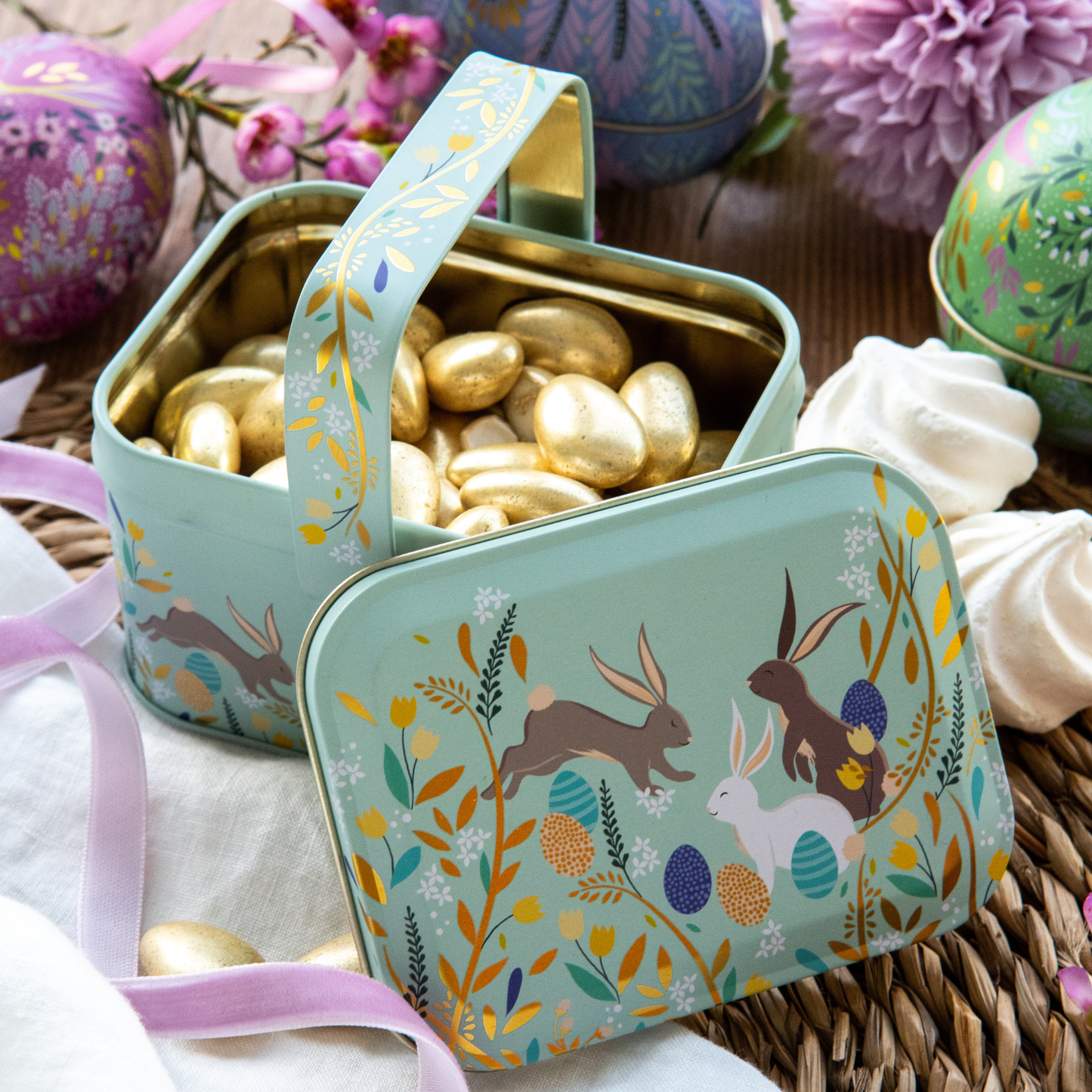 Kitchentins - Sara Miller Easter Basket Tin