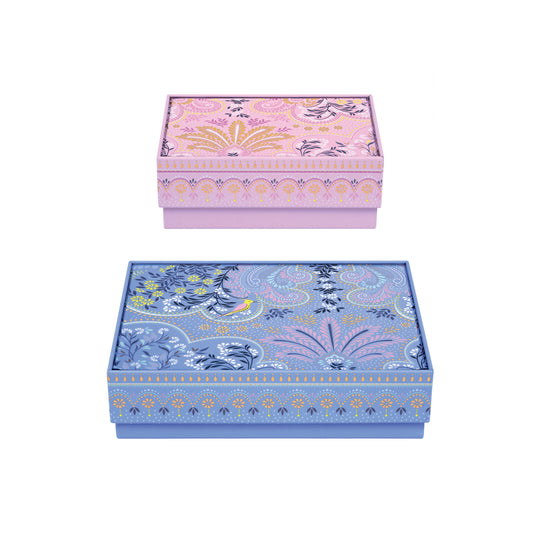 Sara Miller - Filigree Set of 2 Gift Tins - Kitchentins.com