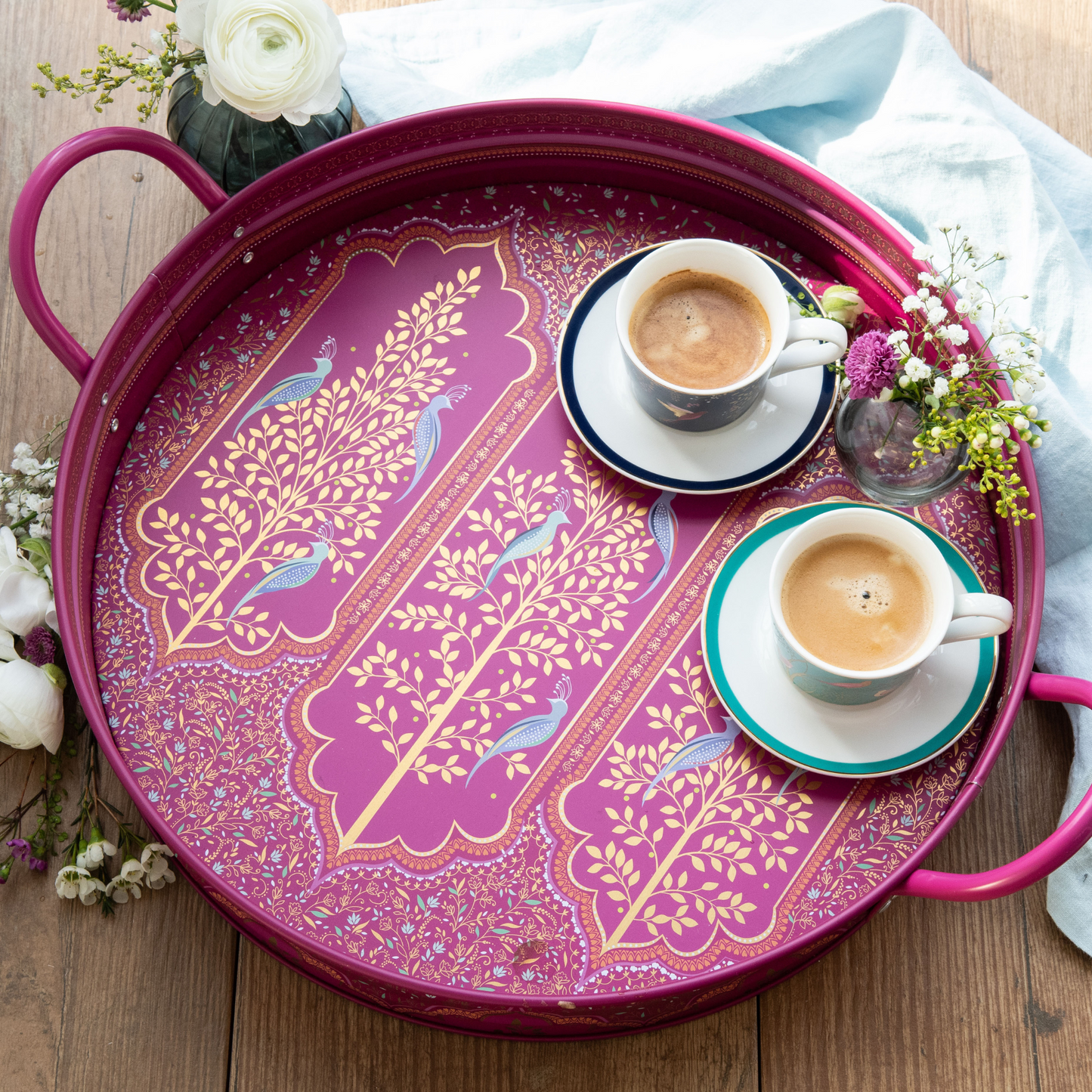 Kitchentins - Sara Miller India Large Handled Tray