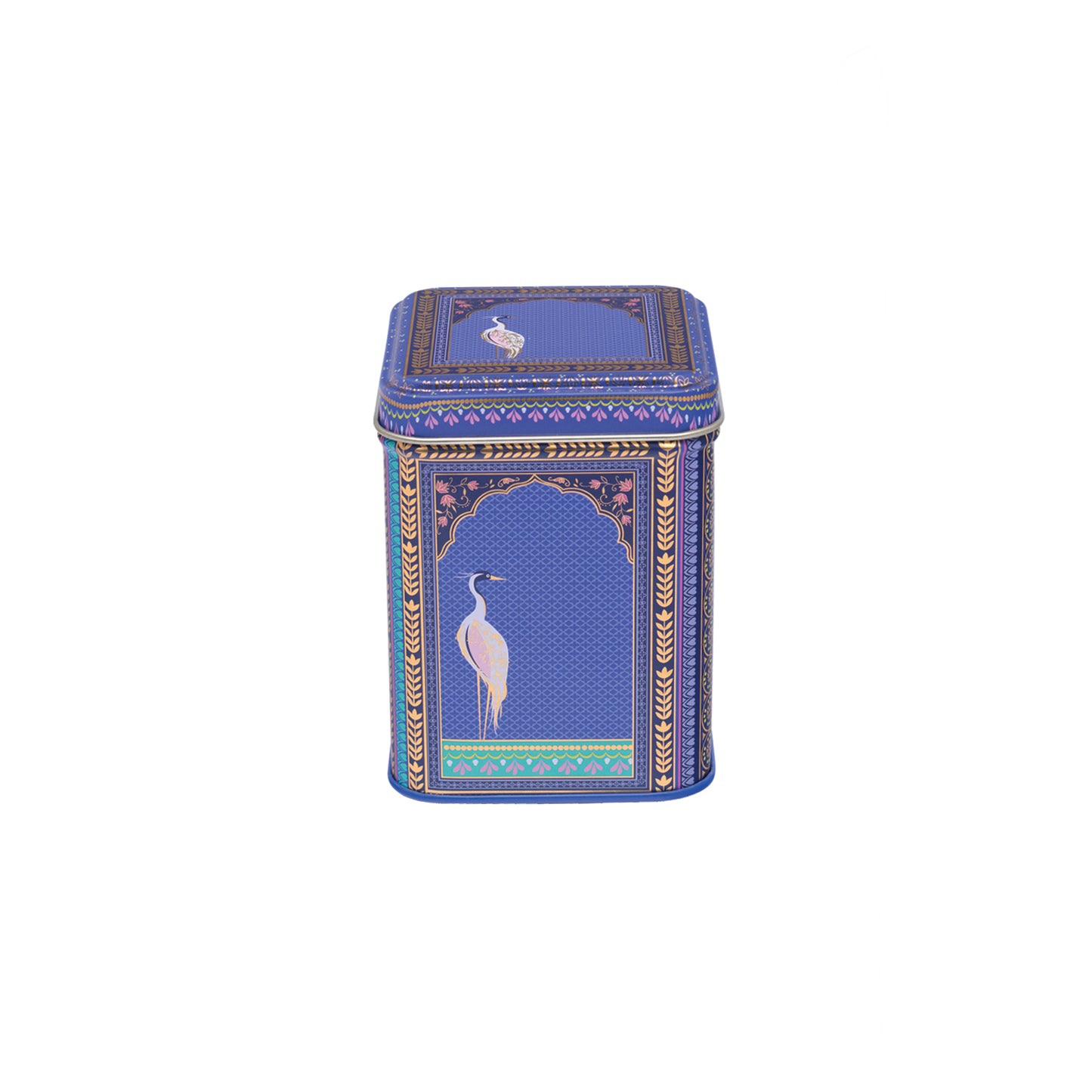 Sara Miller - New India Small Square Tin - Kitchentins.com