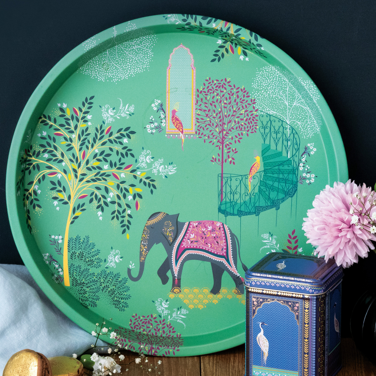 Sara Miller - India Deep Well Tray - Kitchentins.com