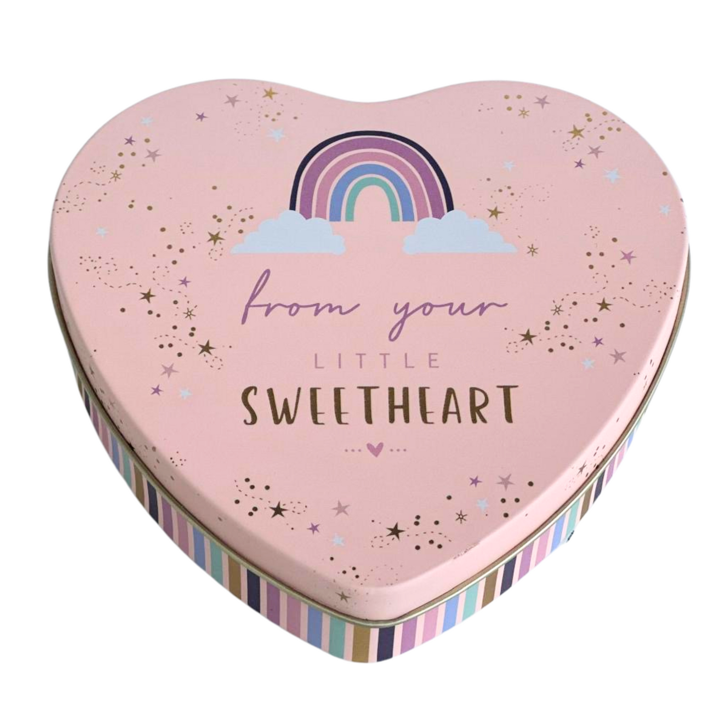 Kitchentins - Sara Miller Little Gestures heart shaped tin- From Your Little Sweetheart