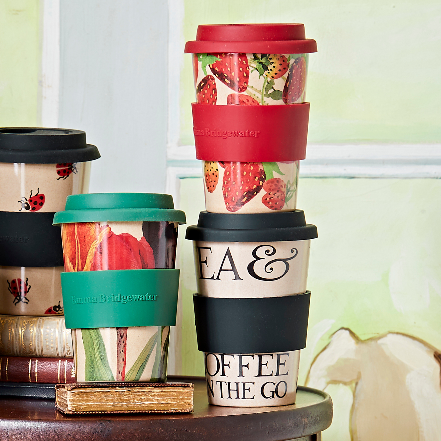 Kitchentins - Emma Bridgewater - Strawberries Rice Husk Travel Cup