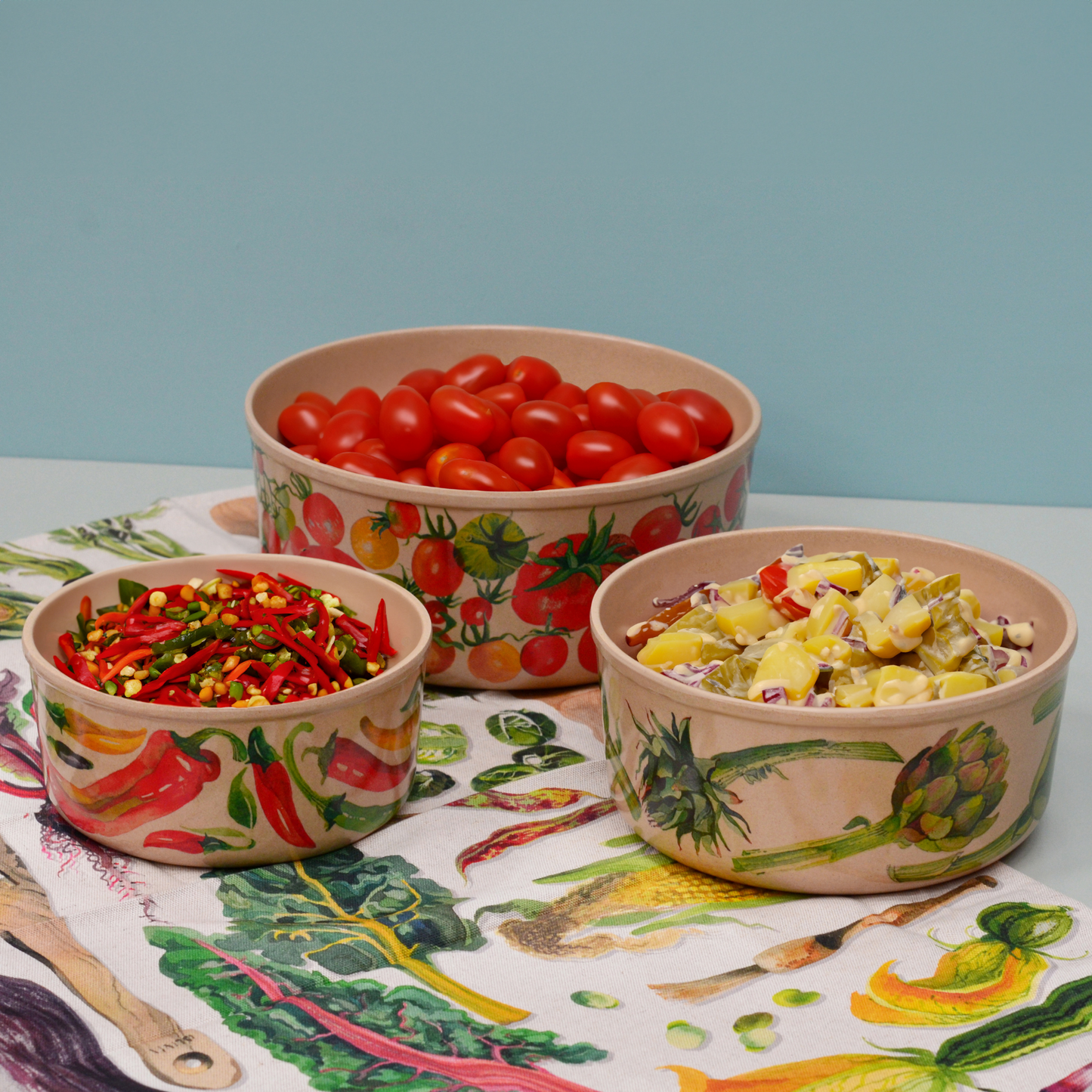 Kitchentins - Emma Bridgewater Vegetable Rice Husk Serving Bowl Set of 3
