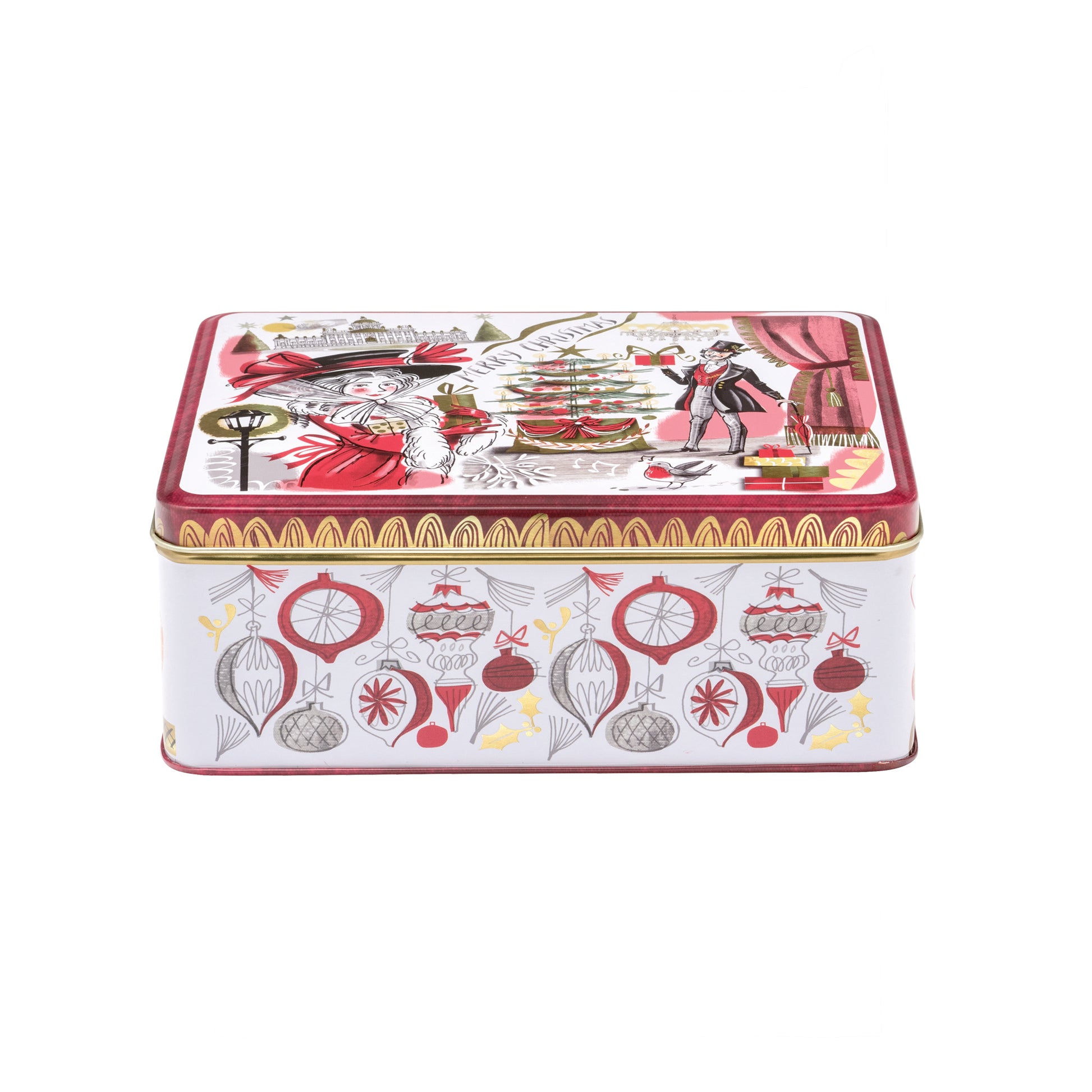 Christmas Deep Rectangular - Kitchentins.com