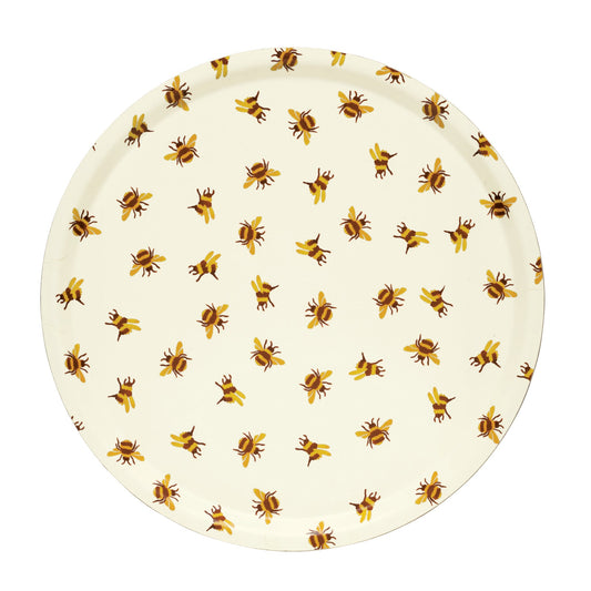 Emma Bridgewater - Bumblebee Birch Round Tray - Kitchentins.com