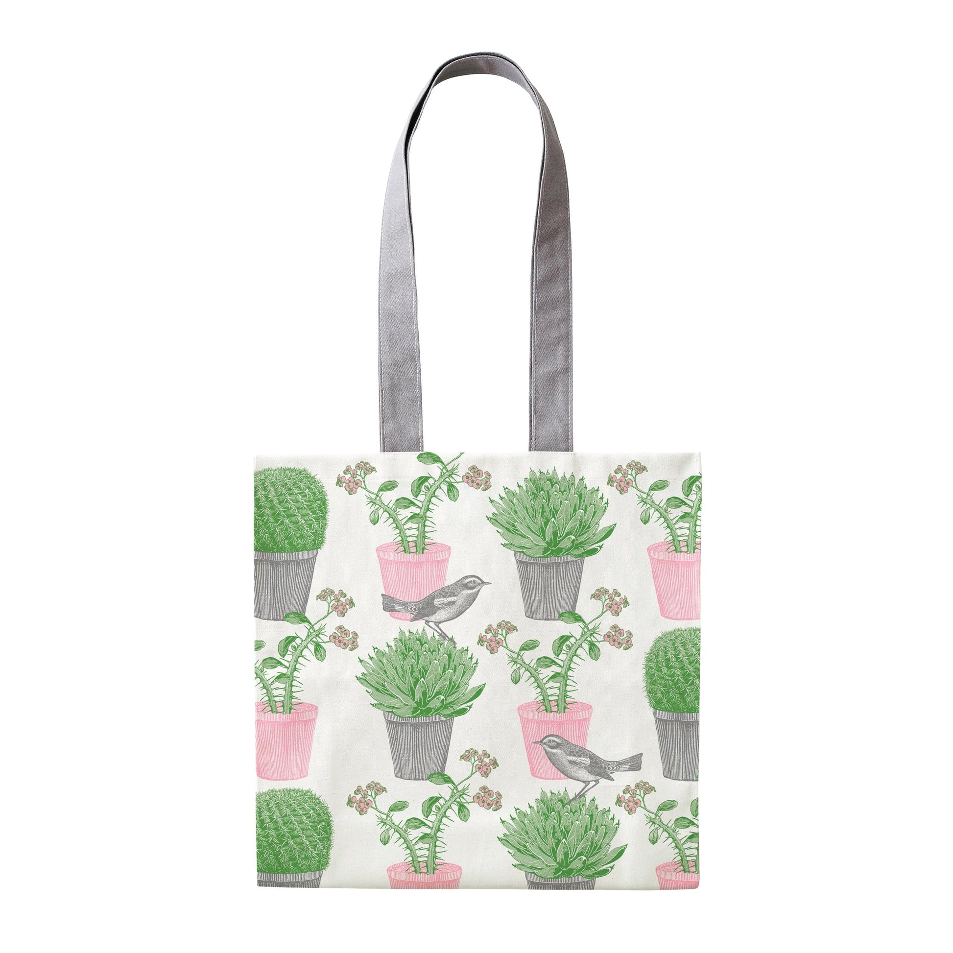 Thornback & Peel - Cactus & Bird Tote Bag - Kitchentins.com