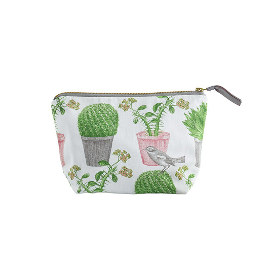 Thornback & Peel - Cactus & Bird Cosmetic Bag - Kitchentins.com