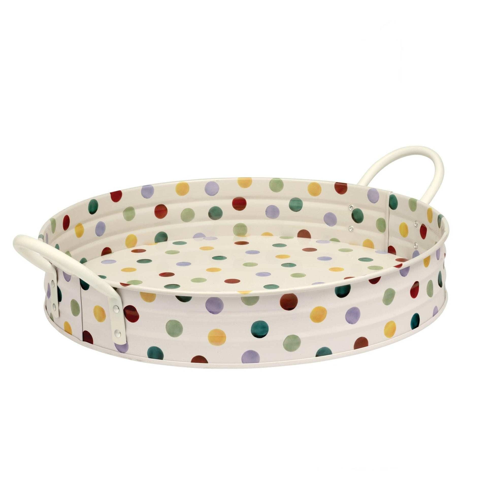 Emma Bridgewater - Polka Dot Large Handle Tray - Kitchentins.com