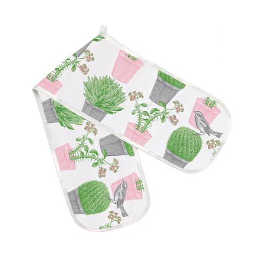 Thornback & Peel - Cactus & Bird Oven Gloves - Kitchentins.com
