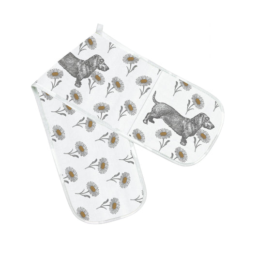 Thornback & Peel - Dog & Daisy Oven Gloves - Kitchentins.com