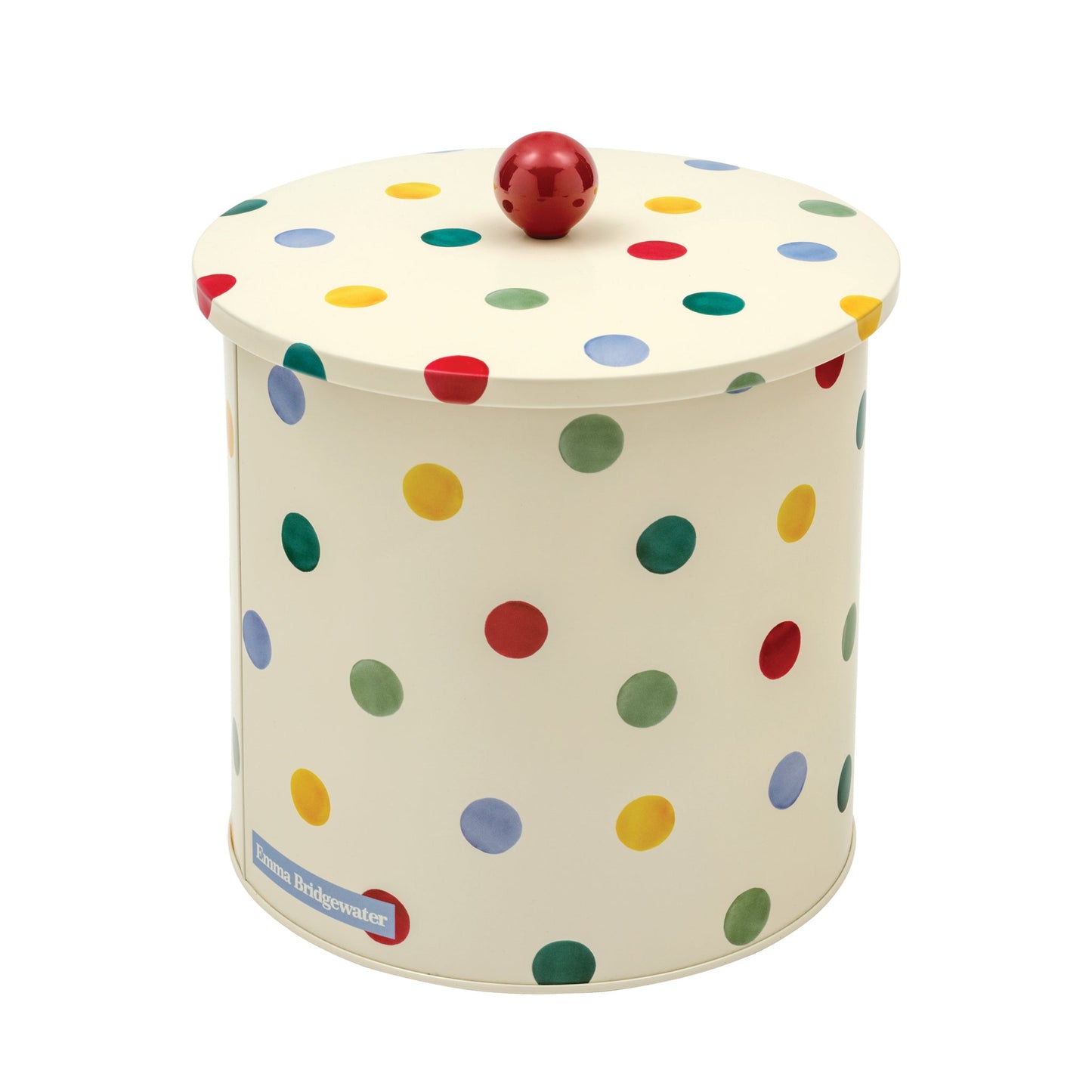 Emma Bridgewater - Polka Dot original Biscuit Barrel - Kitchentins.com