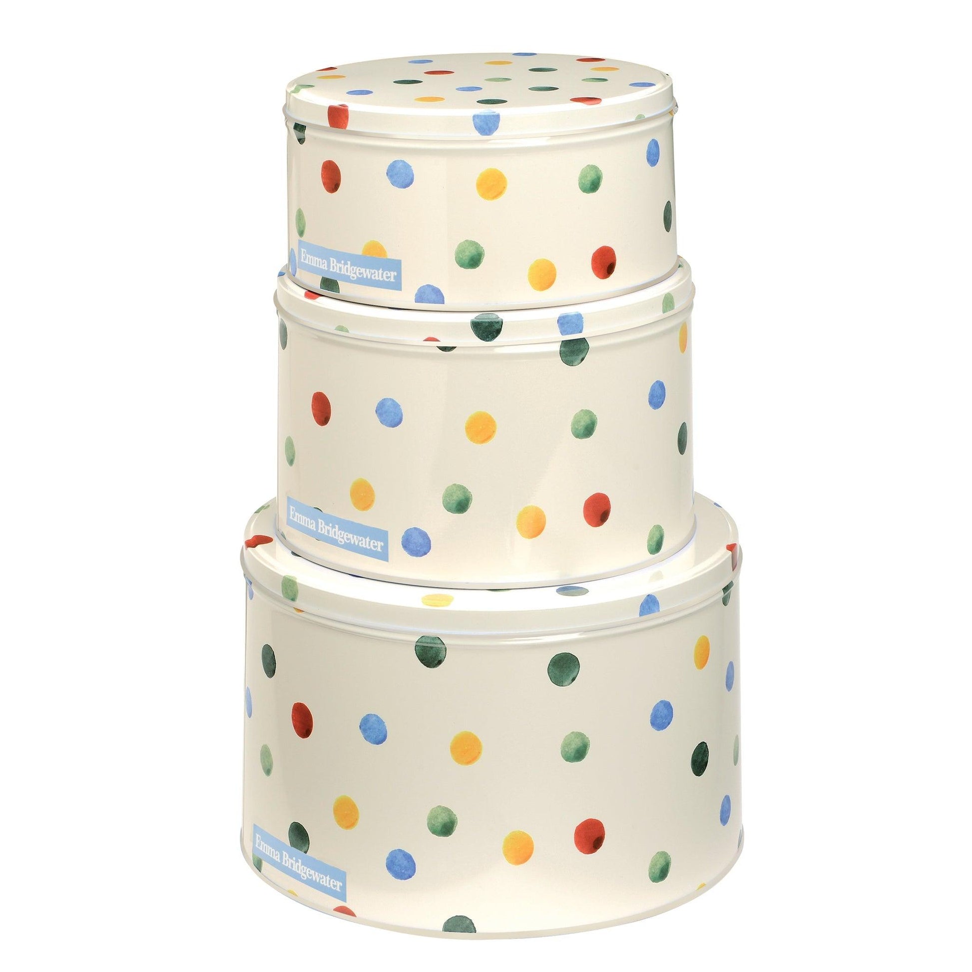 Emma Bridgewater - Polka Dot Round Cake Tin Set - Kitchentins.com