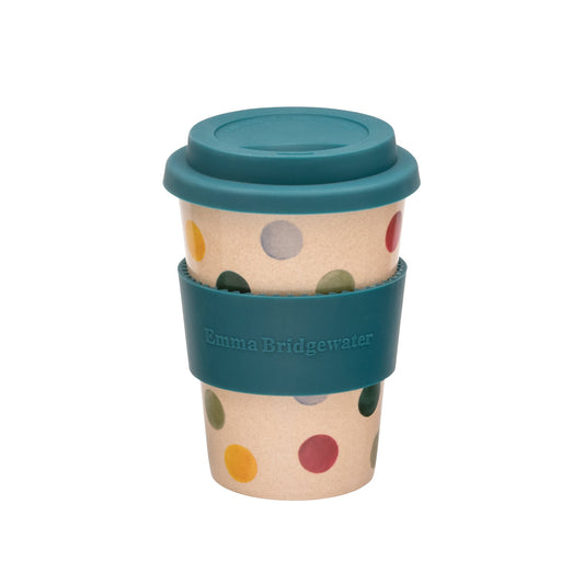 Emma Bridgewater - Polka Dot Rice Husk Travel Cup - Kitchentins.com
