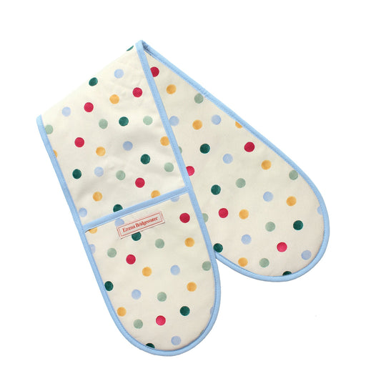 Emma Bridgewater - Polka Dot Double Oven Gloves - Kitchentins.com