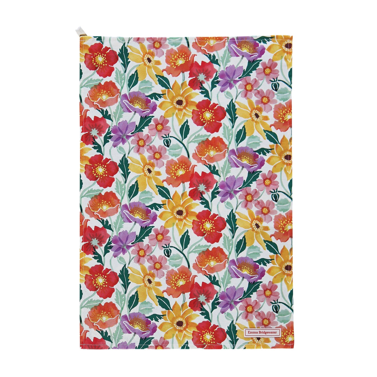 Emma Bridgewater - Poppies & Cosmos Tea Towel - Kitchentins.com