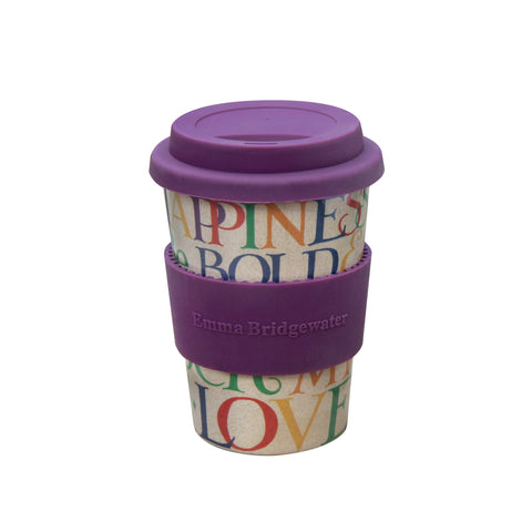 Emma Bridgewater - Rainbow Toast Rice Husk Travel Cup