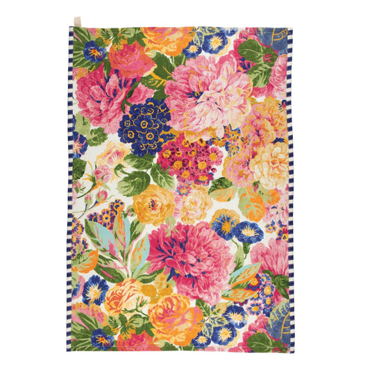 Sanderson - Very Rose & Peony Tea Towel - Kitchentins.com