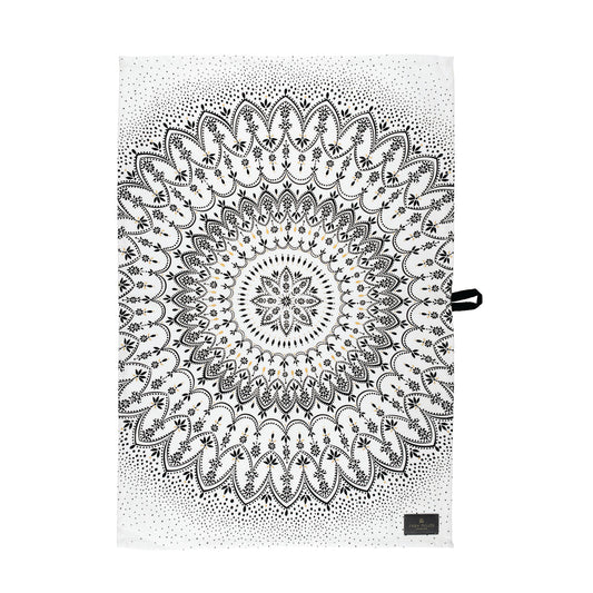 Sara Miller - Artisanne Noir Tea Towel - Kitchentins.com